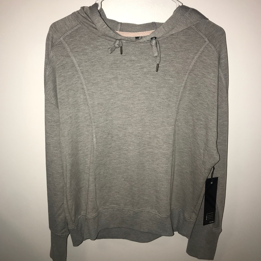 Gray active wear / casual pull over hoodie